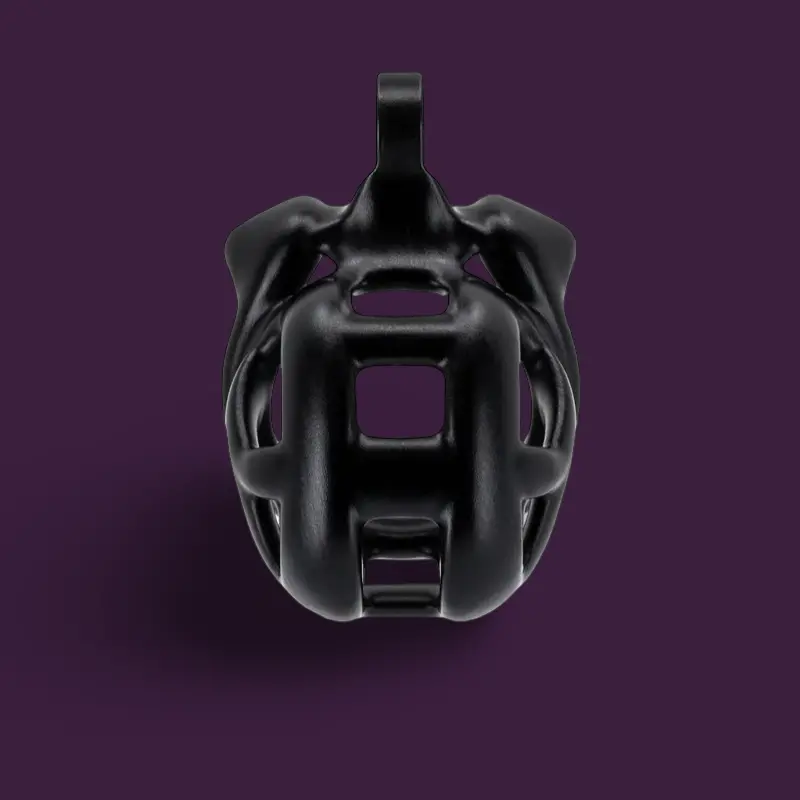 KINK3D Cobra N Narrow Chastity Cage, slim-fit patented | Dark-Ink