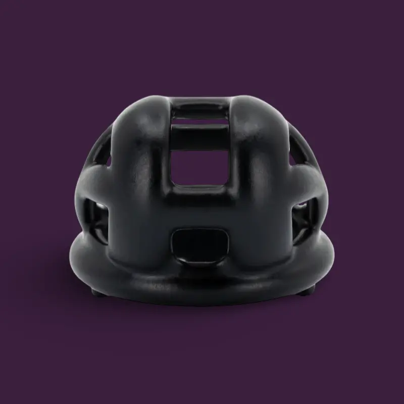 KINK3D Cobra N Narrow Chastity Cage, slim-fit patented | Dark-Ink