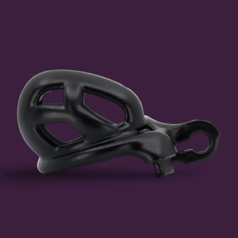 KINK3D Cobra N Narrow Chastity Cage, slim-fit patented | Dark-Ink