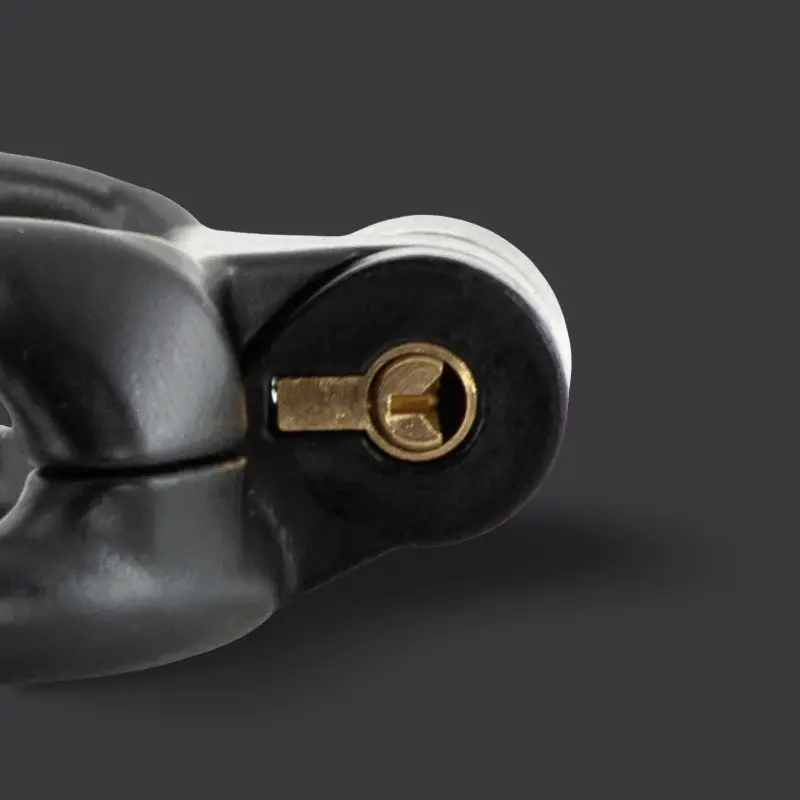 Verrou chasteté KINK3D Standard, 2 clés, pièce de rechange | Dark-Ink