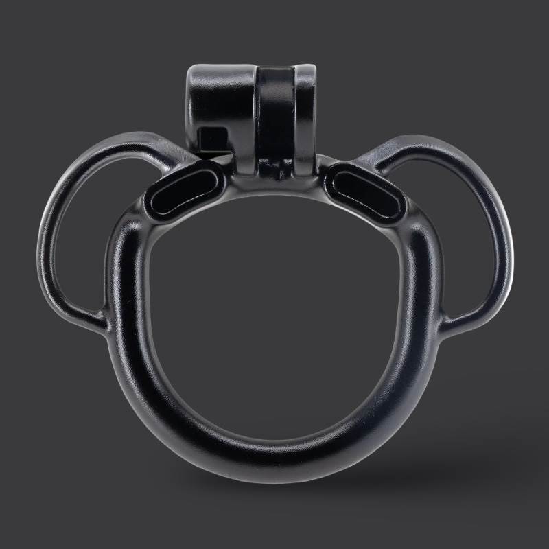 Curved Strap Ring - Two Loops (Black)