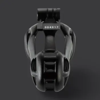 KINK3D Airlock Keuschheitsschloss, metallfrei, nummeriert | Dark-Ink