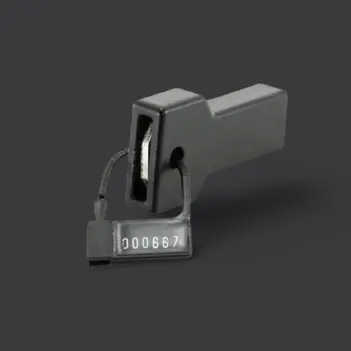 KINK3D Chastity Key Holder, numbered seal, backup key | Dark-Ink