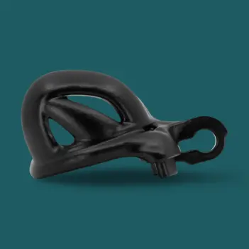 Jaula de castidad Baby Viper KINK3D, diseño cerrado 3-5 cm | Dark-Ink