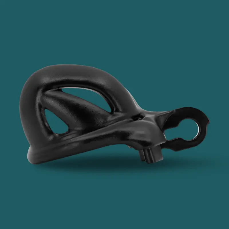 Jaula de castidad Baby Viper KINK3D, diseño cerrado 3-5 cm | Dark-Ink