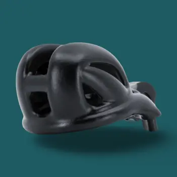 Jaula de castidad Baby Viper KINK3D, diseño cerrado 3-5 cm | Dark-Ink