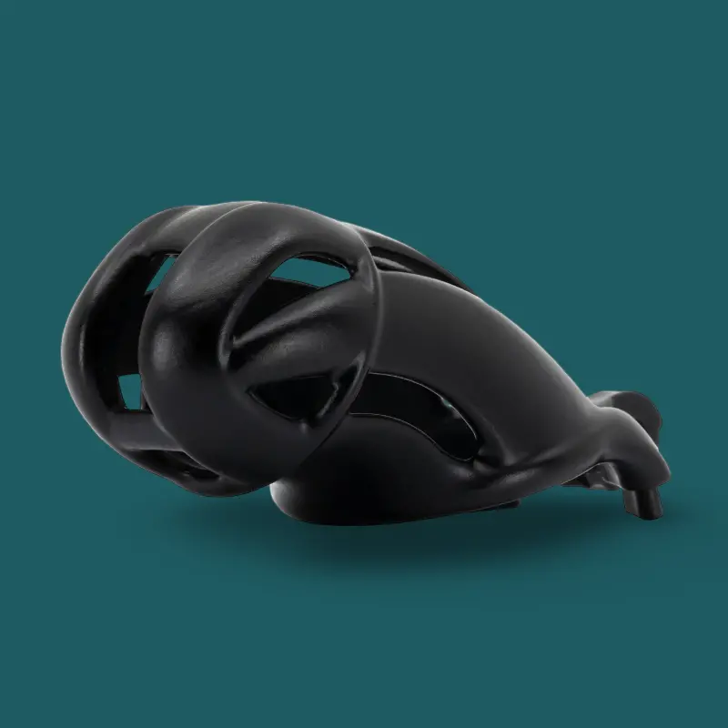 Jaula de castidad Viper R KINK3D, cerrada, Standard o Wide | Dark-Ink