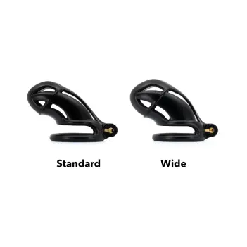 Jaula de castidad Viper R KINK3D, cerrada, Standard o Wide | Dark-Ink