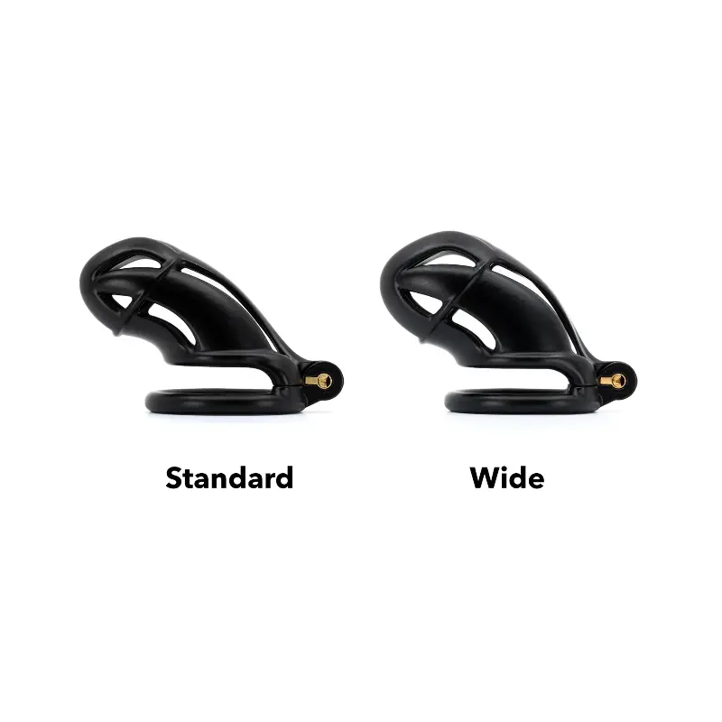 Jaula de castidad Viper R KINK3D, cerrada, Standard o Wide | Dark-Ink