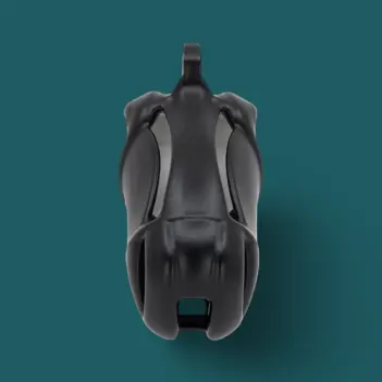 Viper S+ Keuschheitskäfig KINK3D, geschlossen, 9-11 cm | Dark-Ink
