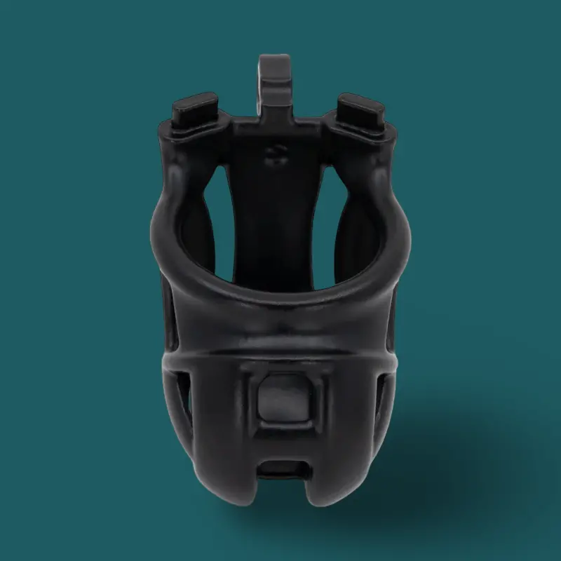 KINK3D Viper S Chastity Cage, enclosed design 3-3.5" | Dark-Ink