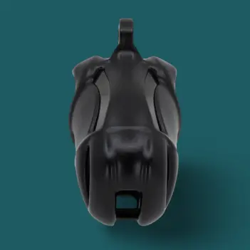 KINK3D Viper S Chastity Cage, enclosed design 3-3.5" | Dark-Ink