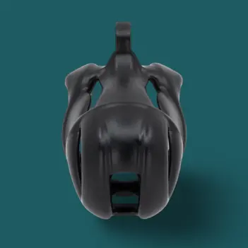 KINK3D Viper N+ Chastity Cage, three widths, 2.5-3" | Dark-Ink