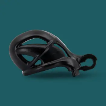 KINK3D Viper N+ Chastity Cage, three widths, 2.5-3" | Dark-Ink