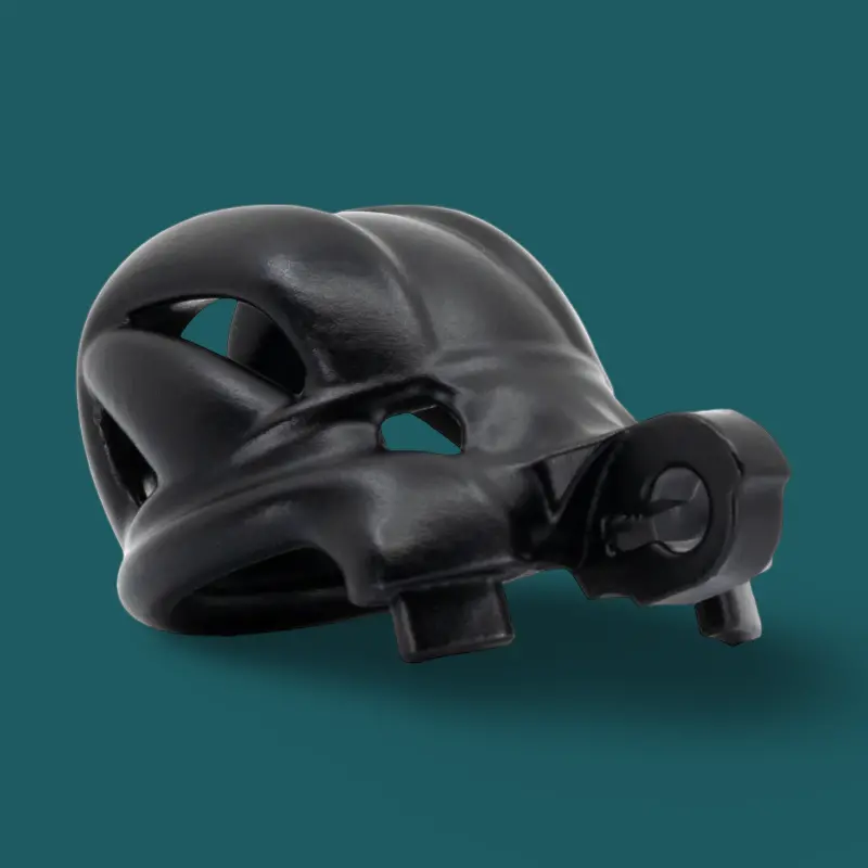 Jaula de castidad Viper N KINK3D, diseño cerrado 5-6,5 cm | Dark-Ink