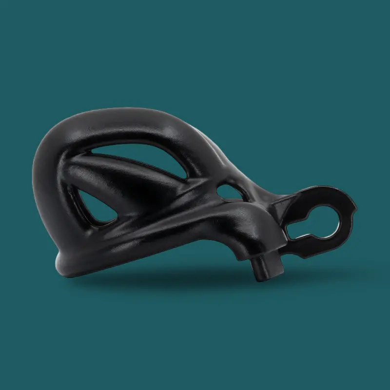 Jaula de castidad Viper N KINK3D, diseño cerrado 5-6,5 cm | Dark-Ink