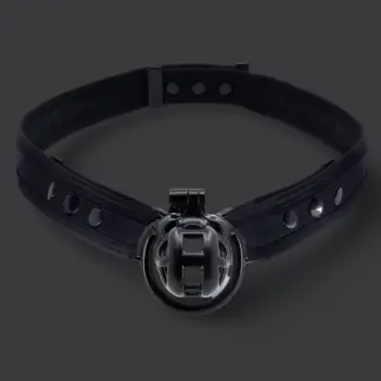 Neo neoprene chastity waist strap Mr S Leather × KINK3D | Dark-Ink