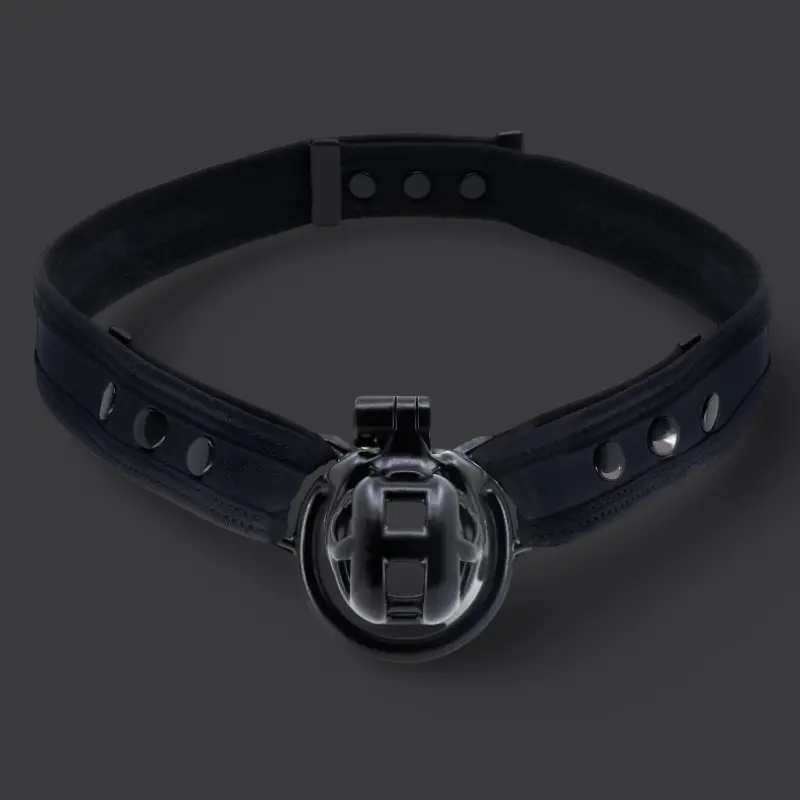 Sangle de chasteté néoprène Neo Mr S Leather × KINK3D | Dark-Ink