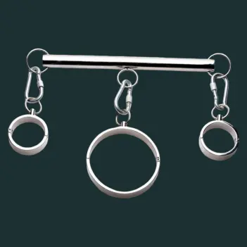 DARKLINE Bondage Joch, Halsband & Manschetten, Edelstahl | Dark-Ink