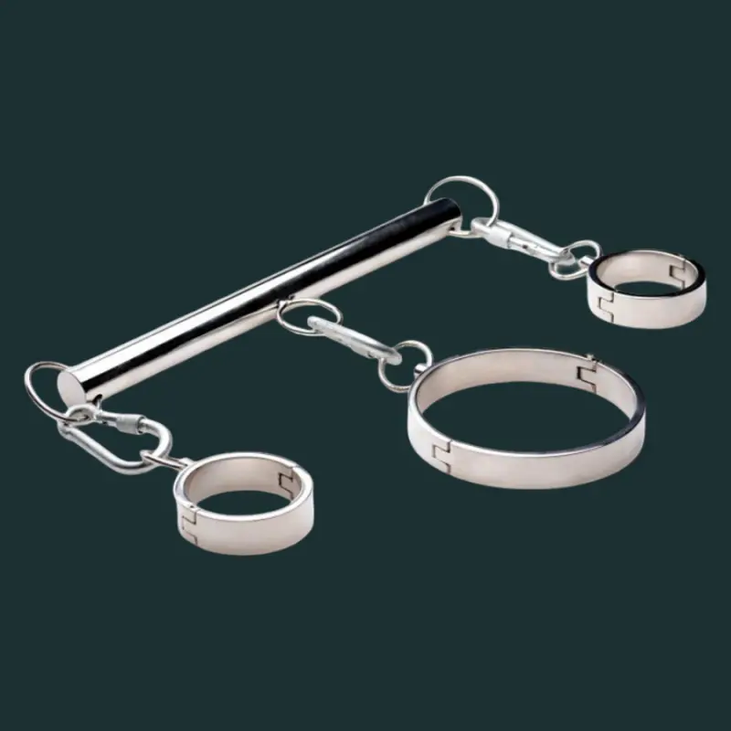 DARKLINE Bondage Joch, Halsband & Manschetten, Edelstahl | Dark-Ink