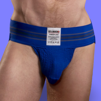 Tight end 3" jockstrap - Azul