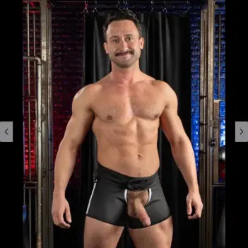 FuckGear Chap Shorts Mr S Leather, full access, 5 colours | Dark-Ink