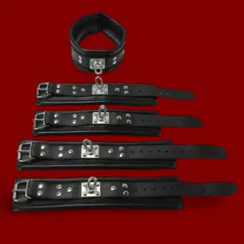 DARKLINE Deluxe Pranger Spreader Bar Restraint, Matte Steel | Dark-Ink