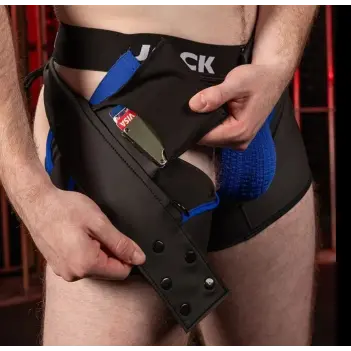 FuckGear Chap Shorts Mr S Leather, full access, 5 colours | Dark-Ink