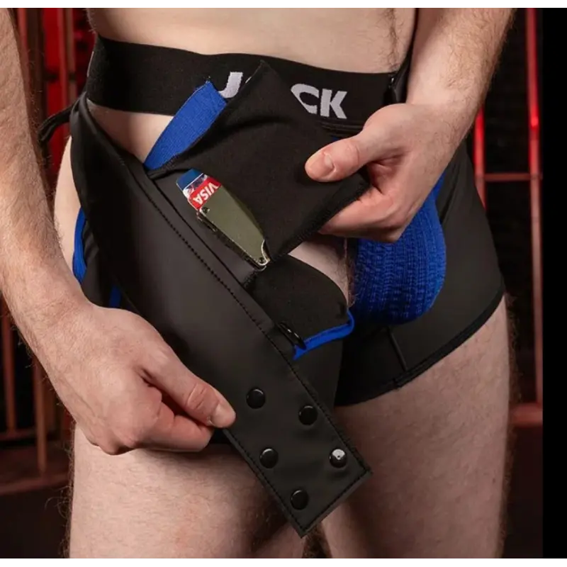 FuckGear Chap Shorts Mr S Leather, full access, 5 colours | Dark-Ink