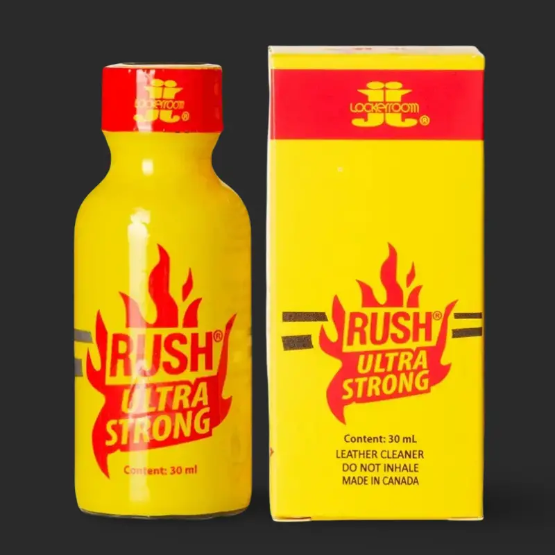 Rush Ultrastrong Pentyl Poppers 30ml by Lockerroom | Dark-Ink