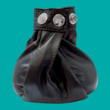 Ball bag con peso Mister B, cuero y plomo, 2 kg | Dark-Ink