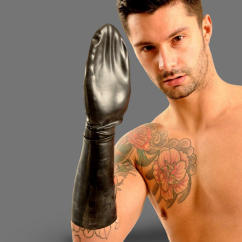 Latex Fisting-Muff – Ellbogenlang