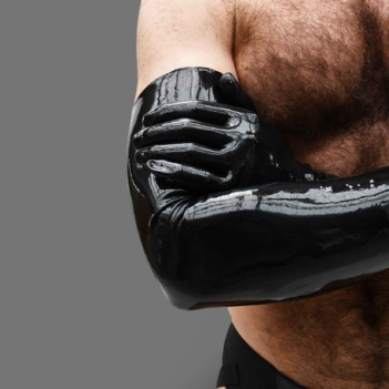 Schulterlange Latexhandschuhe