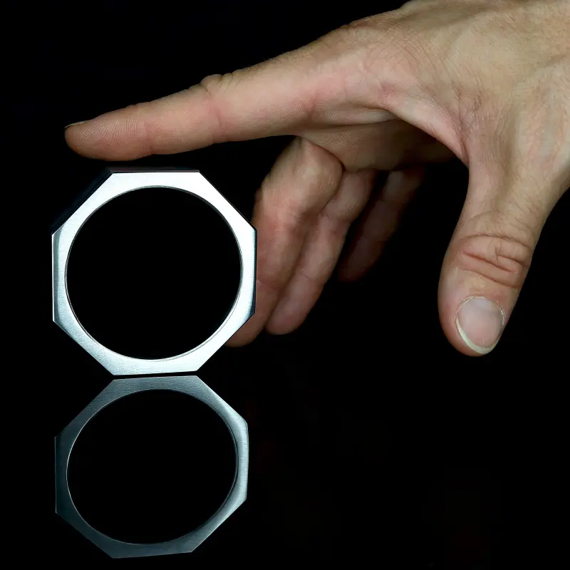 DARKLINE ZE NUT Glans Ring, matte steel, 90 g, 3 sizes | Dark-Ink