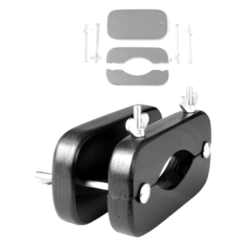 Ball buster testicle vice black wood
