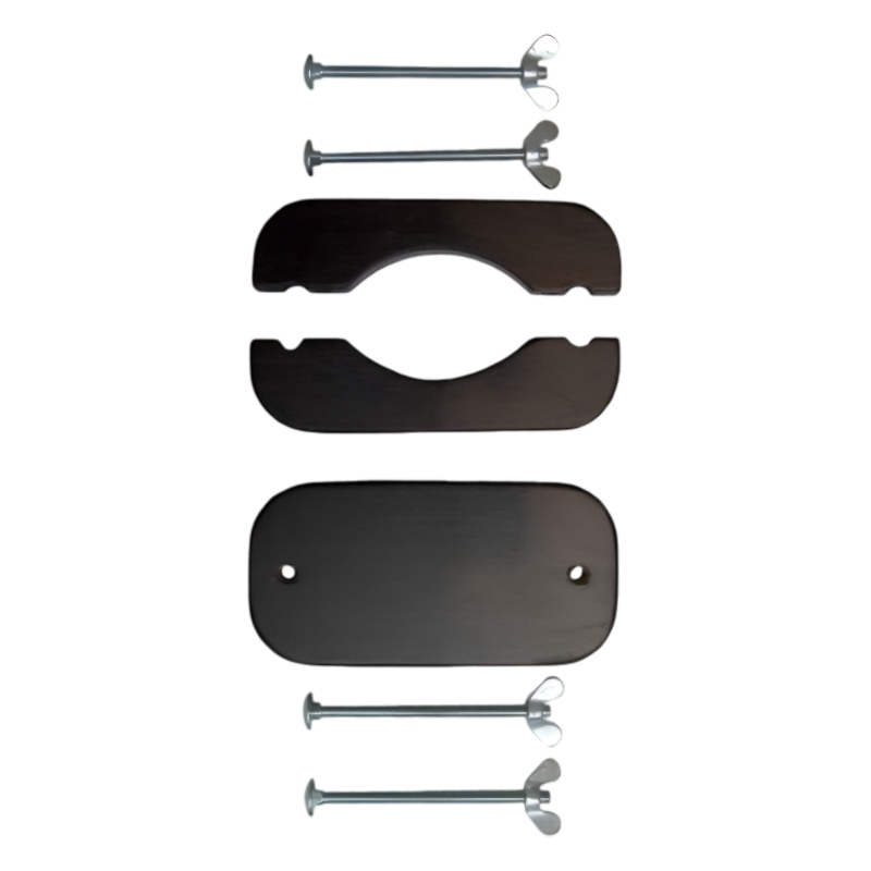 Ball buster testicle vice black wood