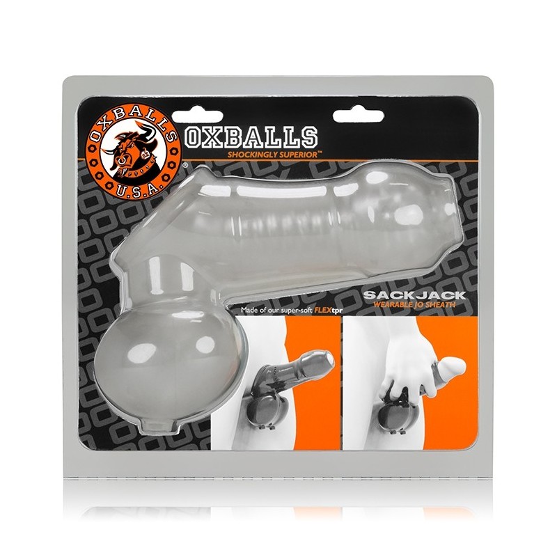 Sackjack dick + ballsack wearable jerk off stroker