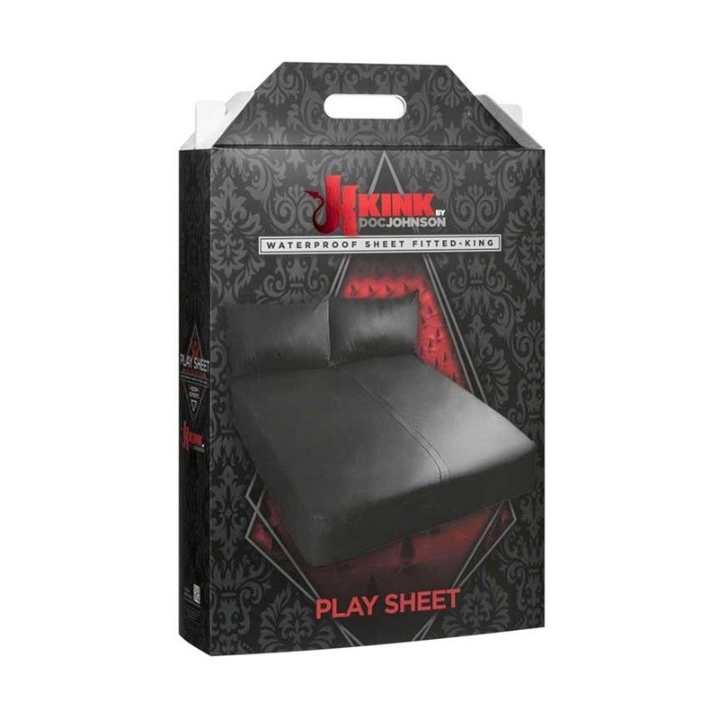 Fitted waterproof sheets king black