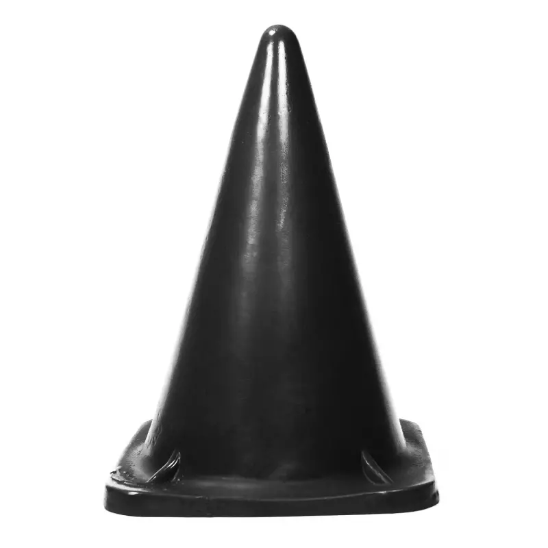 Plug anal Big Cone ALL BLACK 30 cm, 18 cm de diámetro | Dark-Ink