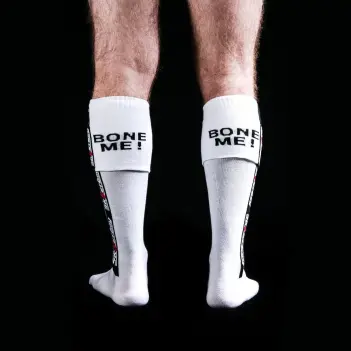 Calcetines fetish BONE ME Sk8erboy, tejido fino | Dark-Ink