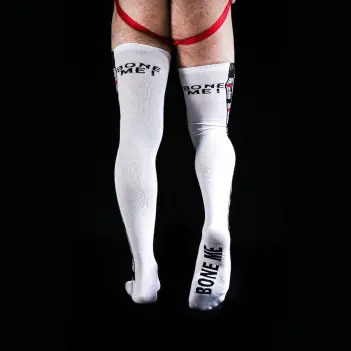 Sk8erboy BONE ME Fetish Socks, extra long thin weave | Dark-Ink