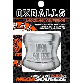 Oxballs Mega Squeeze Ballstretcher, ovaler Tunnel, drehbar | Dark-Ink