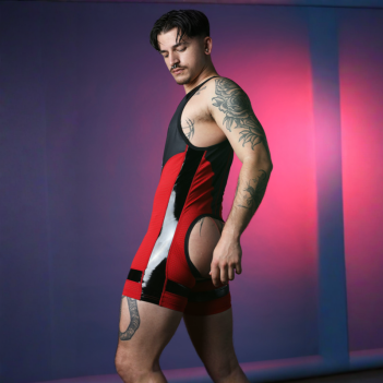 Kennel Club Dark Pup Jockstrap Red