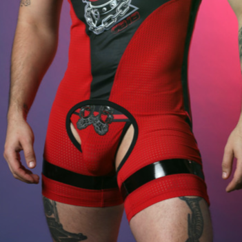 Kennel Club Dark Pup Jockstrap Red