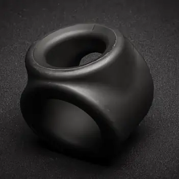 Cockring Boneyard Brawn Cage : silicone médical 3X stretch | Dark-Ink