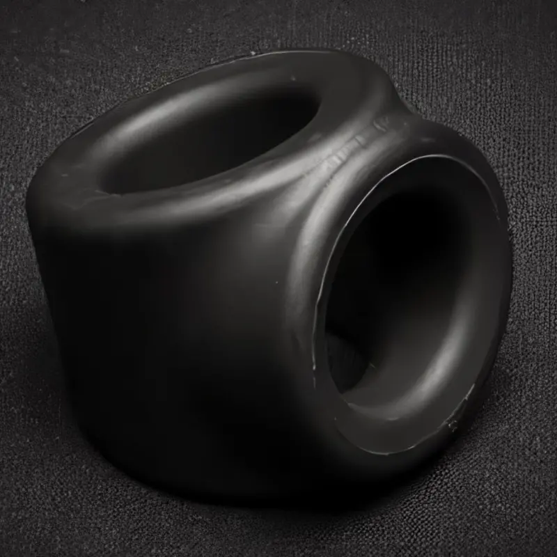 Cockring Boneyard Brawn Cage : silicone médical 3X stretch | Dark-Ink