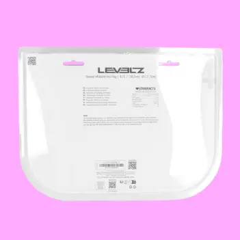 LEVELZ Beaded Inflatable Anal Plug Body-Safe Silicone | Dark-Ink