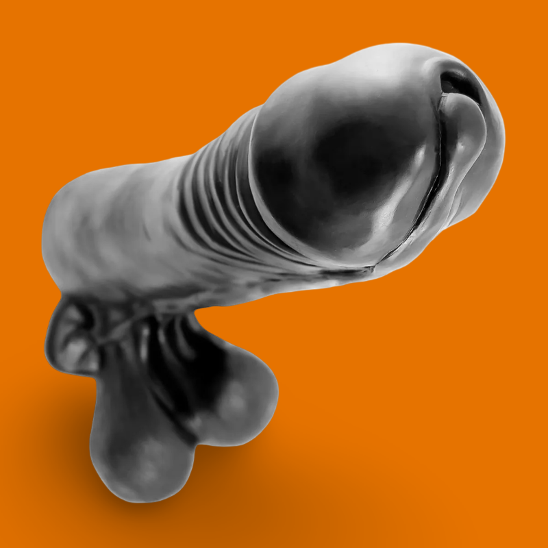 Big load massive leaking dick dildo