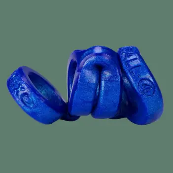Cockring & ballring Oxballs 4-BALL, silicone platine | Dark-Ink