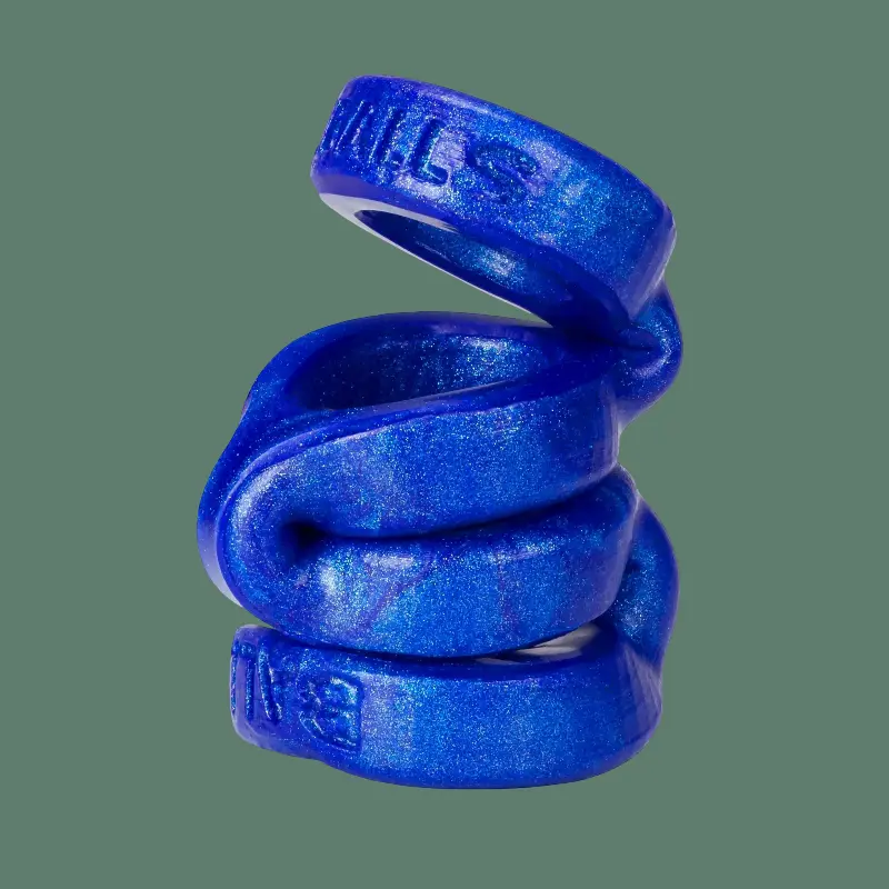 Cockring & ballring Oxballs 4-BALL, silicone platine | Dark-Ink